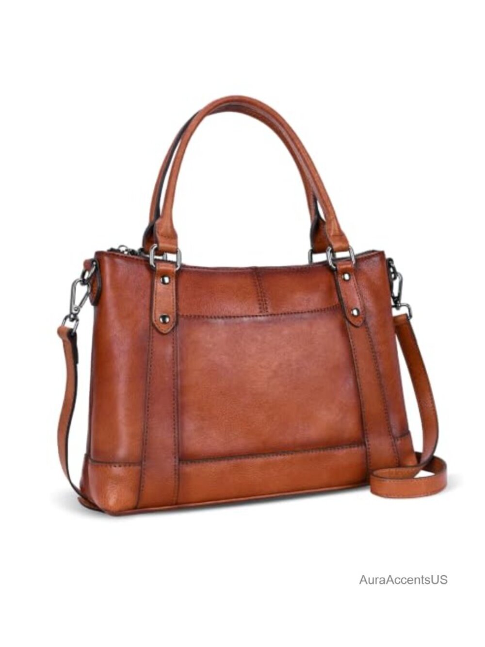 Iswee Leather Crossbody Satchel Bag Shoulder Purse Everyday